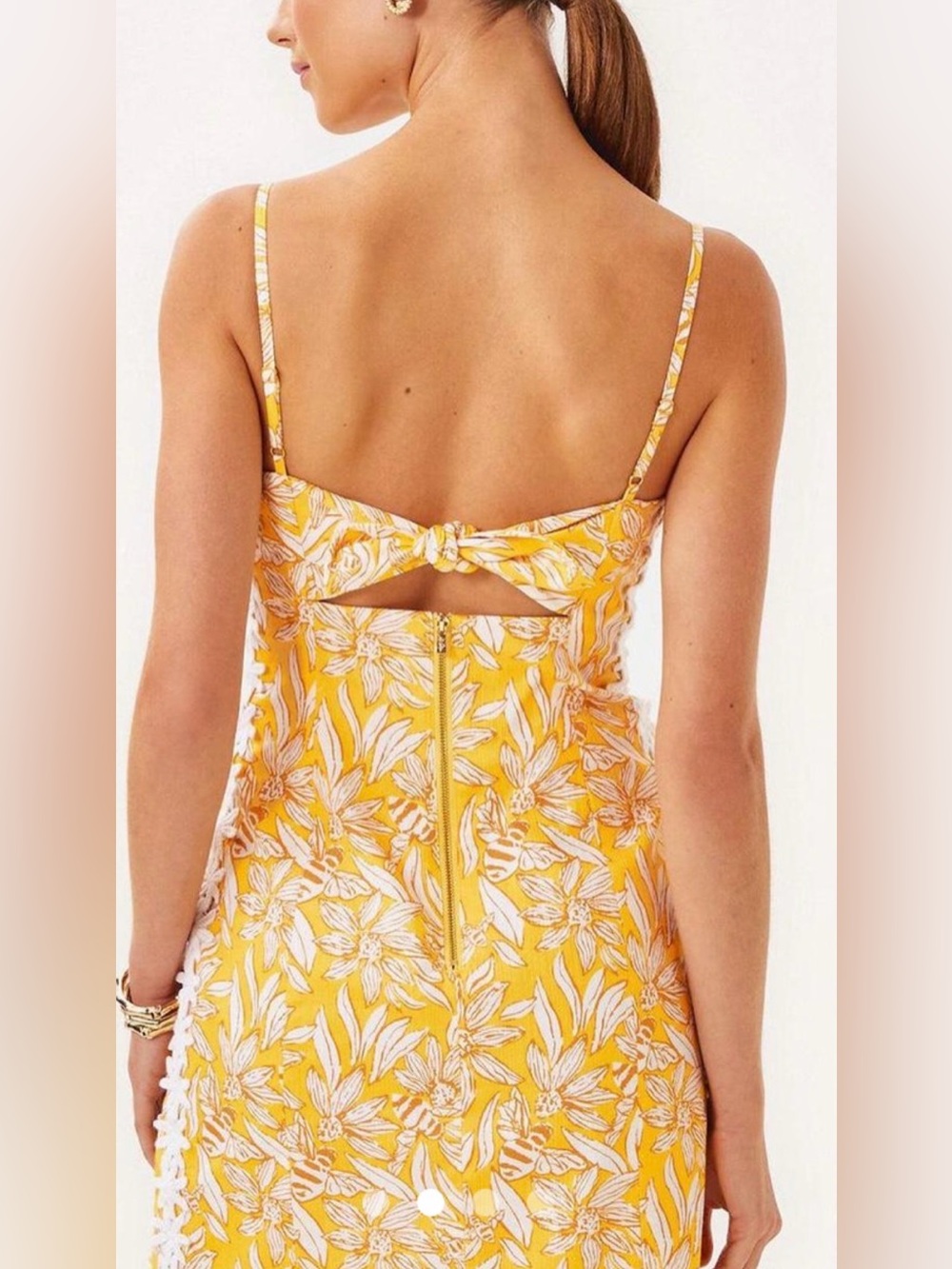 🌺NWOT Gorgeous Lilly Pulitzer yellow. Fitted dress 🌺